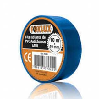Fita Isolante 10 Metros 10 Unidades Azul - FOXLUX