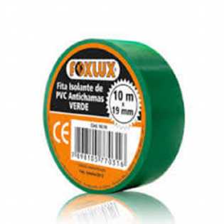 Fita Isolante 10 Metros 10 Unidades Verde - FOXLUX