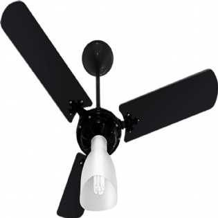 Ventilador De Teto 3 Pás New Light 220V Preto Delta