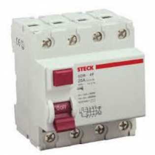 Interruptor Diferencial 4 Polos 25A Steck