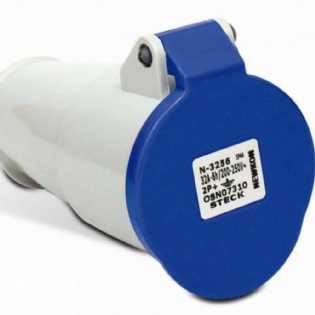 Acoplamento Steck 2P +T 32A 200/250V Az 3256