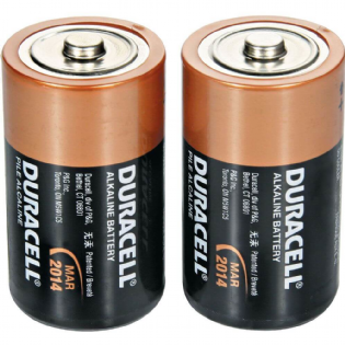 Pilha Alcalina Duracell Média C Embalagem Com 08 Pilhas