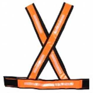 Colete Em X Para Sinal Laranja Uso Dia E Noite