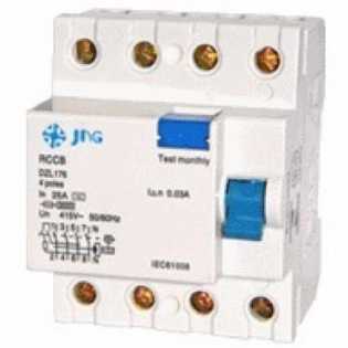 Interruptor Fuga Jng 364-25 4 Polos 25A