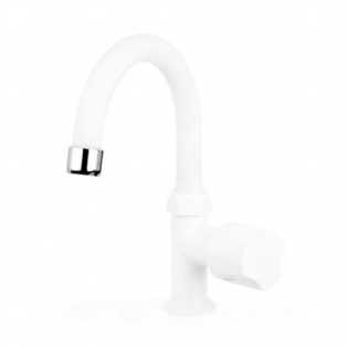 Torneira Abs Viqua Bica Móvel Foz Lavatório Branco 10702