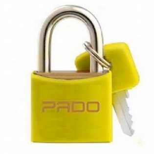 Cadeado Pado Colorido 25 Amarelo