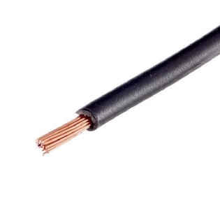 Cabo Flexível 4Mm Preto 100 Metros  - Force Line