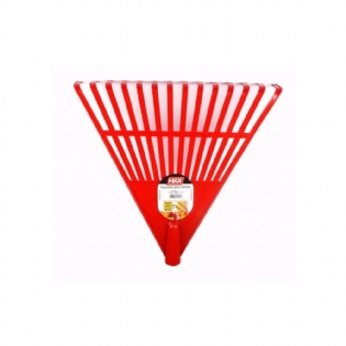 Vassoura Para Grama Max Plástico Pequeno Com Cabo 13210 Vermelho