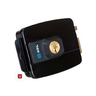 Fechadura Elétrica Hdl Dupla Fixa Preto C-90