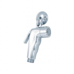 Gatilho Higiban Cromado Com Suporte Para Ducha Higiênica