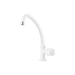 Torneira Abs Viqua Bica Móvel Foz Mesa ½ Branco 10502