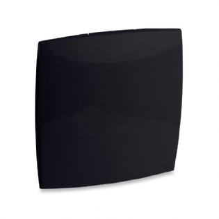 Placa Tomada Com Suporte 4X4 Cega Preto Rubi - Force Line