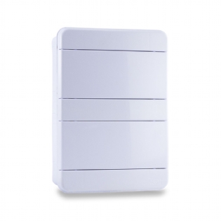 Quadro De Distribuição P/ Embutir P/16 Disjuntores Din Com Barramento - Force Line