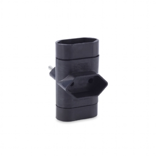 Pino Multiplicador 3 Tomadas Preto  - Force Line