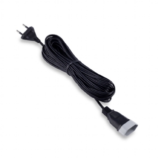 Extensão Cordão Prolongador 10A 10M Bivolt Preto - Force Line