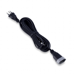 Extensão Cordão Prolongador Tripolar 10A Preto 5 Metros - Force Line