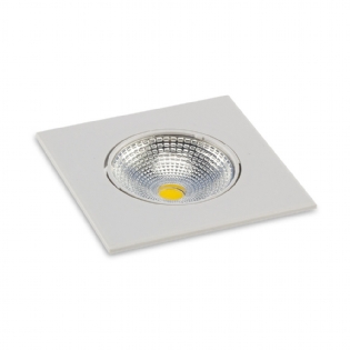 Spot Led Dicróica 7W 3000K Direcionável Quadrada  - Force Line