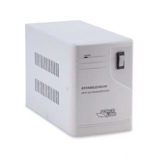 Estabilizador Eletrodoméstico Tripolar 1000Va 220V Cinza - Force Line