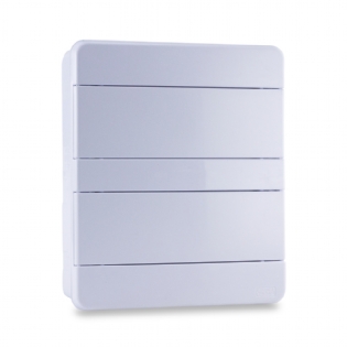 Quadro De Distribuição P/ Embutir P/24 Disjuntores Din Com Barramento - Force Line