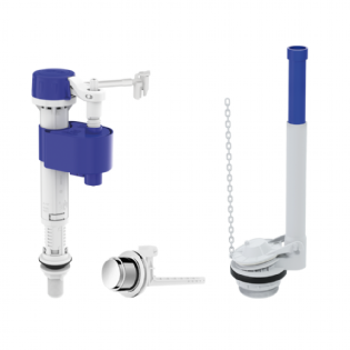 Acessório Para Caixa Acoplada Censi Kit Completo Com Acionamento Lateral 9565