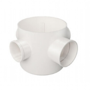 Caixa Sifonada Fortlev Redonda Branco 10X10X50