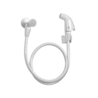 Ducha Higiênica Higiban Rio Gatilho Pvc Com Registro