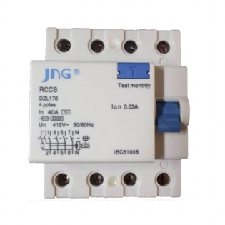 Interruptor Fuga 40A Com 4 Pólos 364-40 Jng