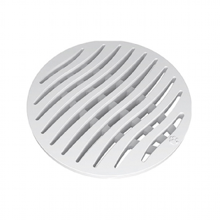 Grelha Plástica Redonda Branco 10X10 Tigre Caixa Com 12Un