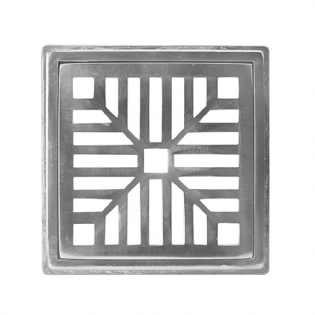 Grelha Alumínio Completa 15X15 Polida Ac Vent