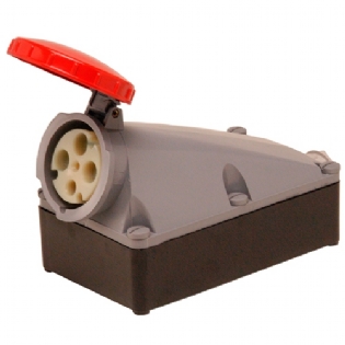 Tomada Sobrepor Steck 3P+T 16A 440V 6H Vm 4006