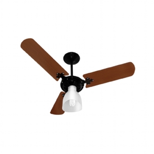 Ventilador De Teto 3 Pás 127V New Light Preto Venti-Delta