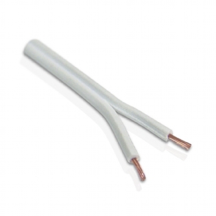 Cabo Paralelo 1,0Mm² 300V Branco 20 Metros  - Force Line