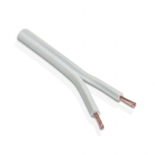 Cabo Paralelo 1,5Mm² 300V Branco Rolo Com 100 Metros  - Force Line