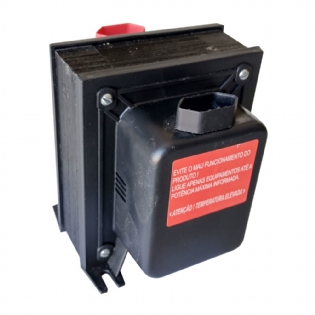 Autotransformador Slim Fit 5000Va 20A Bivolt Com Fusível Térmico Rearmável - Force Line