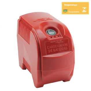 Carregador de Baterias Bivolt Automático 12/24VDC Force Line