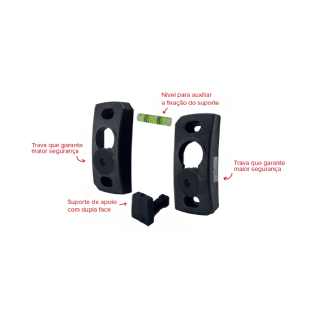 Suporte Fixo Universal Power Para TV 14" a 100" - Force Line