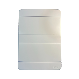 Quadro De Distribuição P/ Sobrepor P/16 Disjuntores Din Branco - Force Line