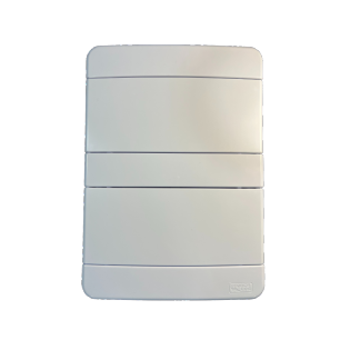 Quadro De Distribuição P/ Embutir P/24 Disjuntores Din Branco - Force Line