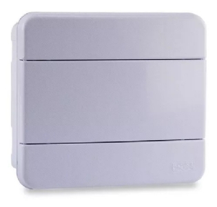 Quadro De Distribuição P/ Embutir P/ 8 Disjuntores Din Com Barramento - Force Line