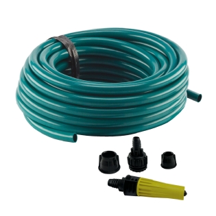 Mangueira de Jardim Lisa com Engate e Esguicho 30m Forceline