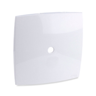 Placa Tomada Com Suporte 4X4 Com Passagem Para Fio Branco Rubi - Force Line