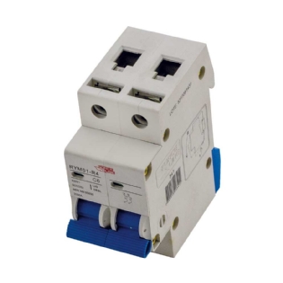 Min Disjuntor 2P 6A Curva C 400V Force Line