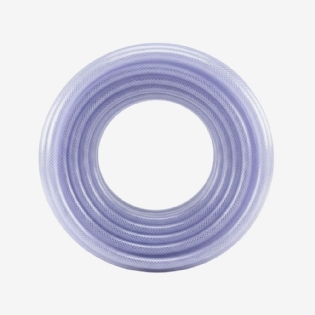 Mangueira Trançada 3/4 Transparente Rolo com 50 metros Forceline