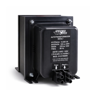 Autotransformador Slim Fit 10.000VA Bivolt 10 e 20A Slim Fit Forceline