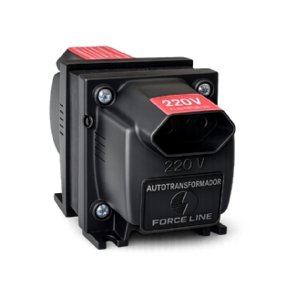 Autotransformador 300Va 10A Bivolt com Fusível rearmável Force Line