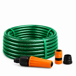 Mangueira Trançada 1/2" Verde 20M +Acess - Force Line